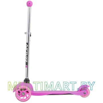 Самокат Novatrack Disco-Kids Basic 120H.DISCOKIDS.PN20 (розовый, 2020) картинка 3